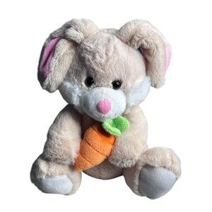 Animal Adventure Bunny Rabbit Carrot Floppy Ears Easter Basket Plush kids Gift